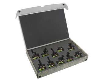 Full-size standard box with raster foam tray