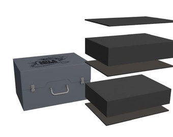 Army Pack with two layes of 100mm deep raster foam trays