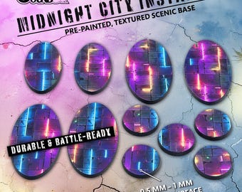 Midnight City Instabases – Förmålade natursköna baser