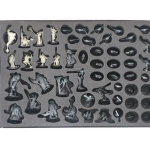 Foam tray for Cursed City miniatures