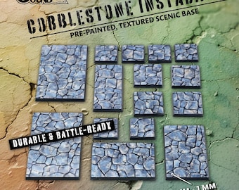 Kullerstensbaser – Förmålade natursköna baser