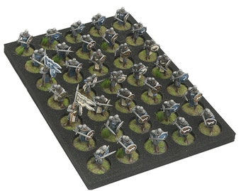 Bricka för infanteriminiatyrer