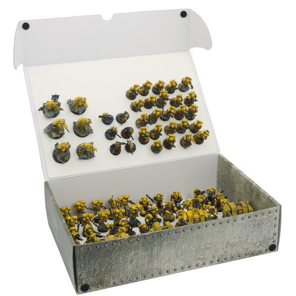 Full-size XL Box mit zwei Platten für magnetbasierte Miniaturen