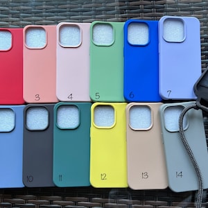 Silicone cases for iPhone 13 / 15 Pro Max / Apple iPhone 13 Pro / iPhone 13 Mini / Apple iPhone 11 12 Pro Case / iPhone 14 Phone Case image 2