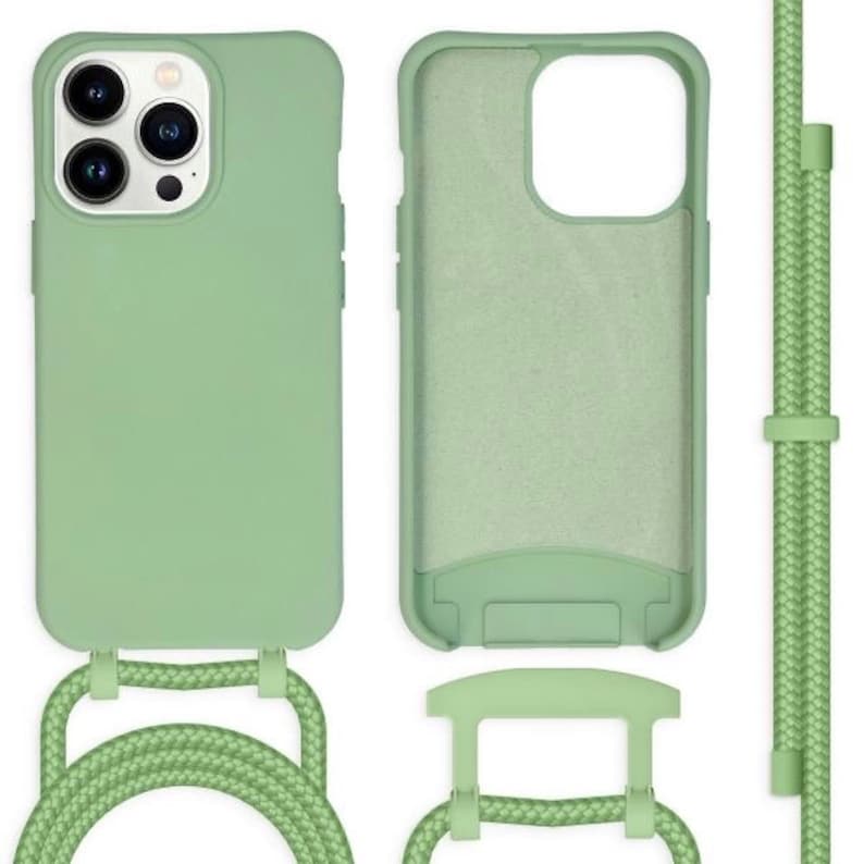 Silikonhüllen Hülle für iPhone 13 / 15 Pro Max / Apple iPhone 13 Pro / iPhone 13 Mini / Apple iPhone 11 12 Pro Case / iPhone 14 Phone Case Nr. 5 Agavengrün