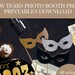 New Years Eve Party Photo Booth Props Printable Download - Etsy