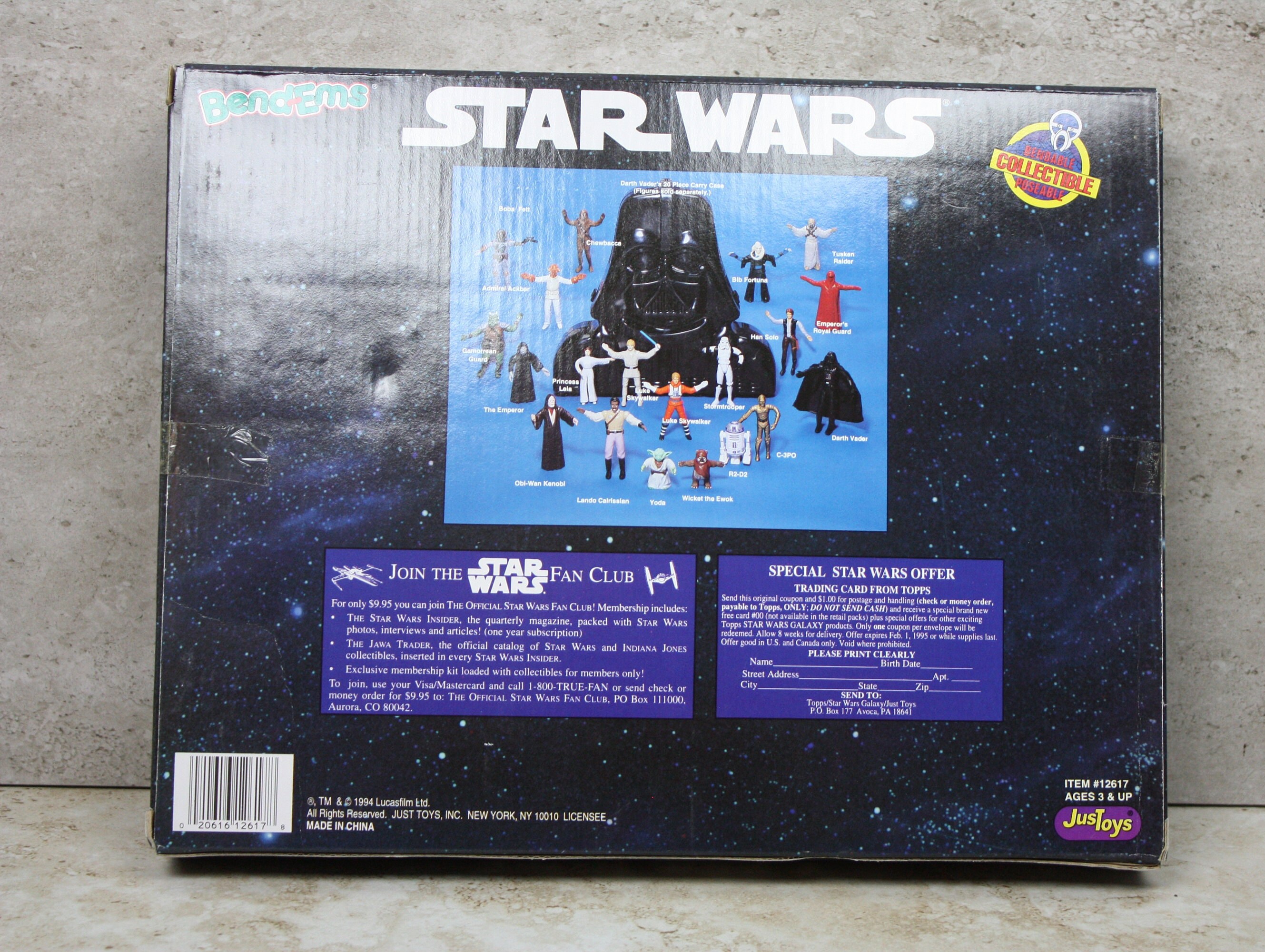 Star Wars Bend Ems A New Hope Collector Set, Brass Coin, 4 Topps