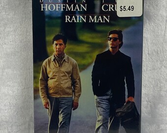 Rain Man - Vintage Factory Sealed VHS Tape - Dustin Hoffman, Tom Cruise - Academy Award-Winning Drama - MGM US Home Video
