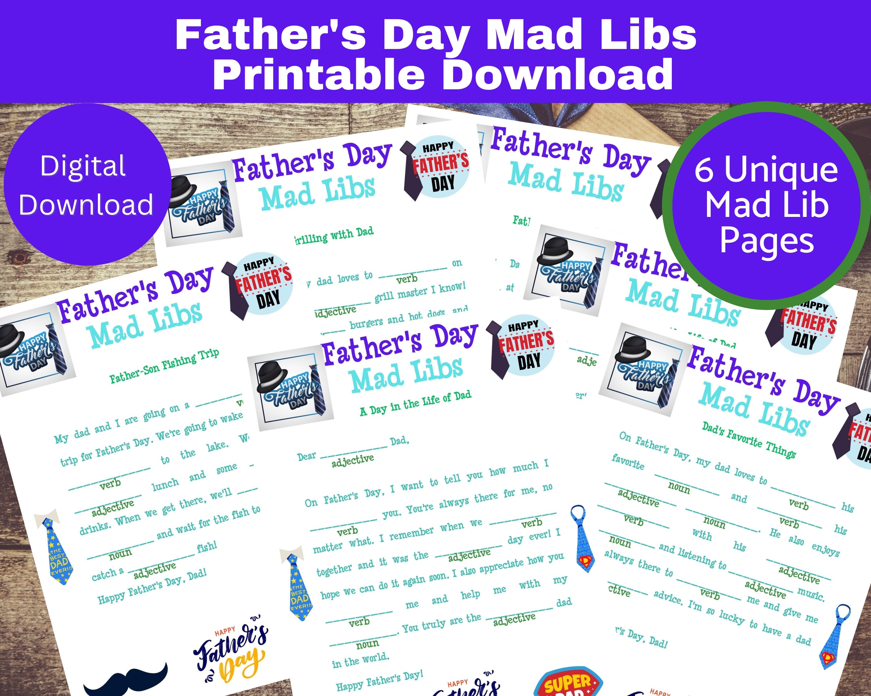 Fathers Day Mad Libs Printable Father #39 s Day Party Games Printable