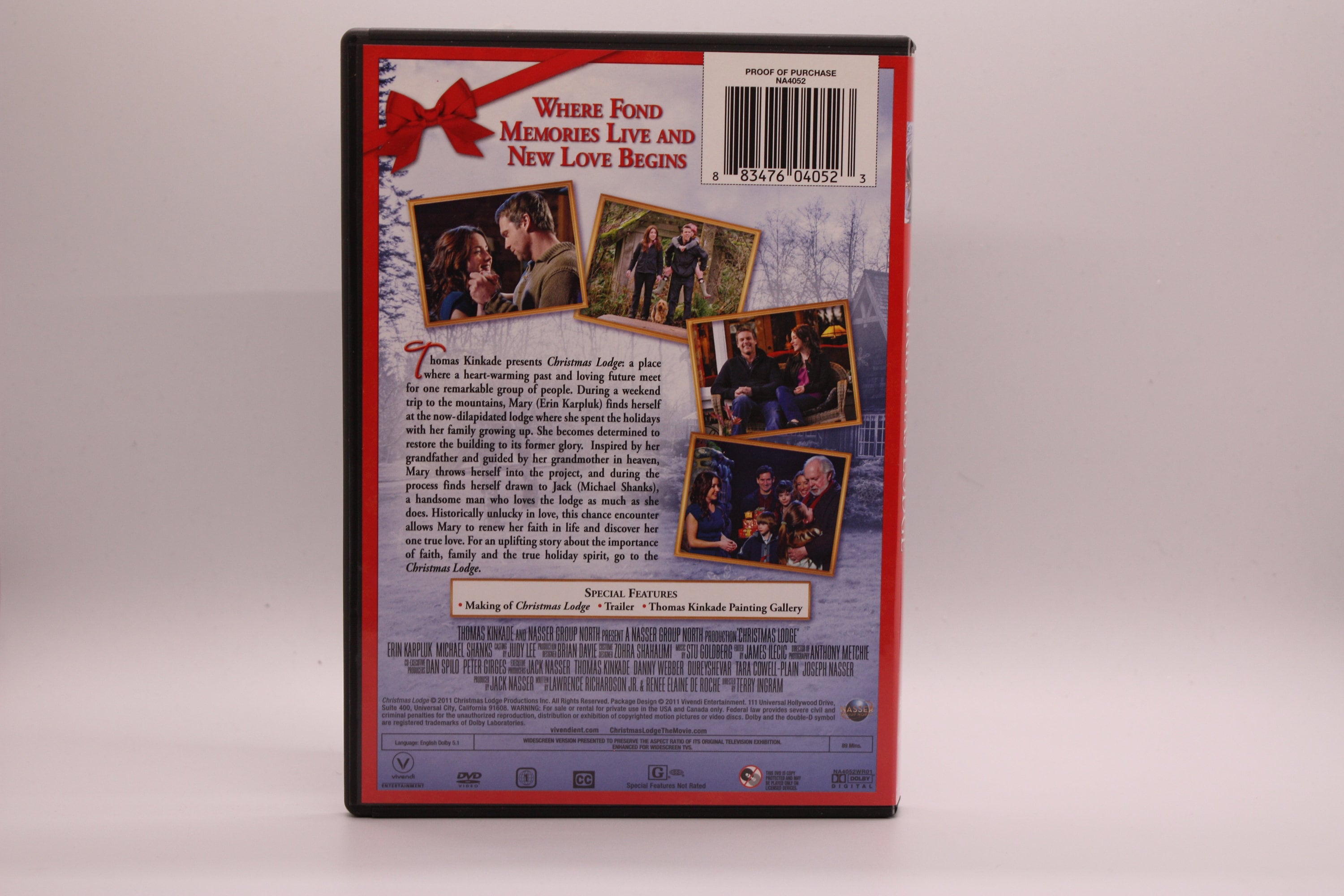 Thomas Kinkade Presents Christmas Lodge DVD Comedy, Drama, Family Christmas  Story Free Shipping 