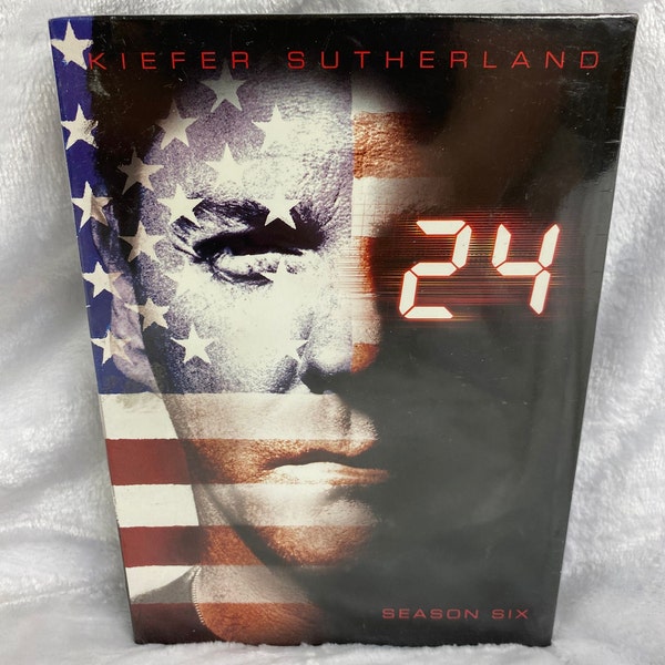 24 Season 6 DVD - Factory Sealed - Action Thriller TV Show - Kiefer Sutherland - Counterterrorism