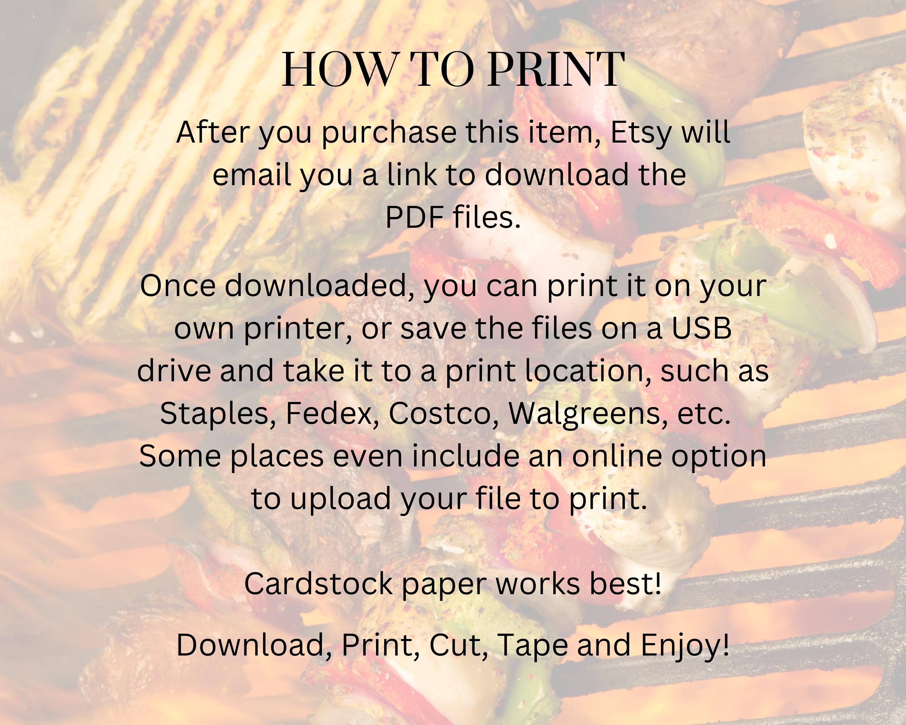 BBQ Photo Booth Props Printable Download, DIY Props, Backyard Grill ...