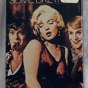 Some Like it Hot, VHS Videotape, MGM Vintage Classic, Black & White, Marilyn Monroe, Tony Curtis, Jack Lemmon, Factory Sealed, Free Shipping