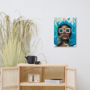 Pop Art| Cool Art| Afro woman| Modern home decor| Home decor wall art| Art print| Ready to Hang