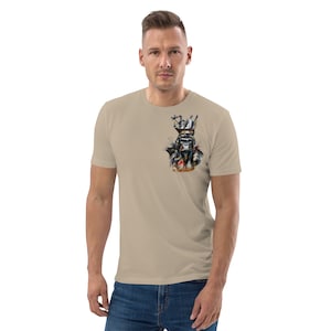 Gorilla cotton T shirt Men | Minimalistic T shirt | Men&#39;s T shirt | Urban Gorilla Design T shirt | Gift for Men