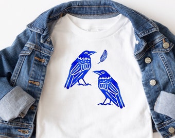 A pena azul canta o T | Amante do pássaro camiseta de <br> Entrega Rápida? T do amante de natureza | Camisa Pássaro