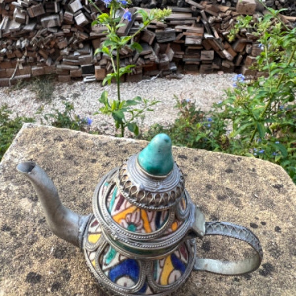 La petite théière marocaine vintage déco