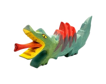 Figura de juguete de madera abierta hecha a mano cuento de hadas - Dragón