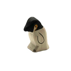 Handcrafted Open Ended Wooden Toy Animal - Penguin Small