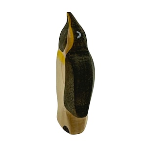 Handcrafted Open Ended Wooden Toy Animal - Penguin Standing
