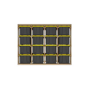 Planos de portaequipajes 4x4 para contenedores Greenmade/Commander/Member's Mark de 27 galones