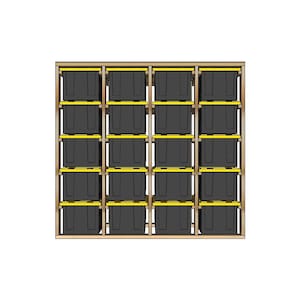 4x5 Tote Rack Plans for HDX 27-Gallon Totes