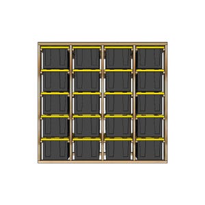 4x5 Tote Rack Plans for Greenmade / Commander / Member's Mark 27-Gallon Totes