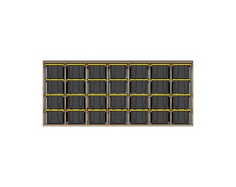 7x4 Tote Rack Plans for HDX 27-Gallon Totes