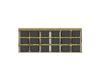 6x3 Tote Rack Plans for HDX 27-Gallon Totes