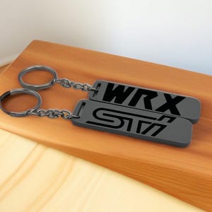 Subaru WRX STI Keychain — 3D Printed Automotive Keyring — JDM Enthusiast Gift