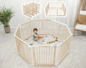 Comfy Cubs Baby Playpen & Baby Gate for Toddler and Babies