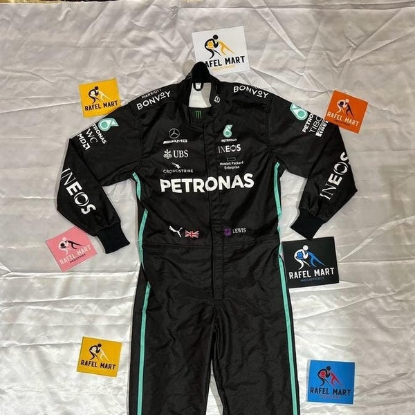 F1 Louis Kilimandon 2022 Mercedes Benz Print Anzug Go Kart/ Kart fahren/ Rennen/ Rennanzug