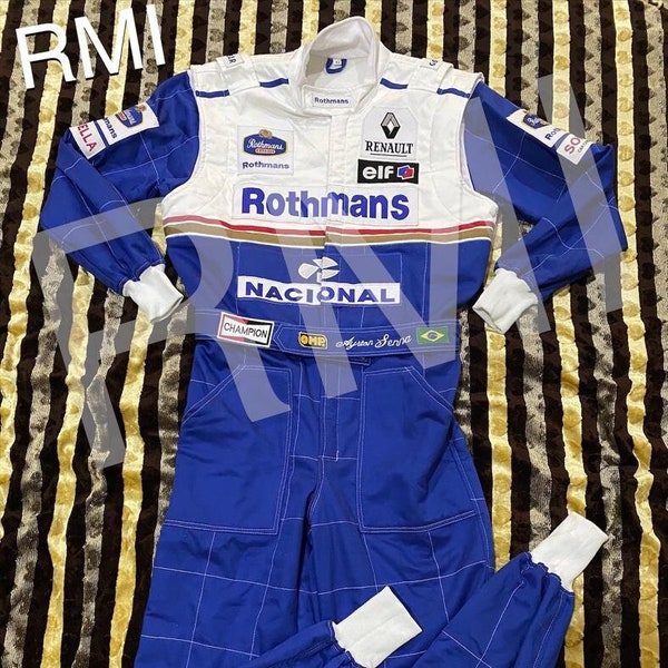 Ayrton Senna Race Suit Etsy