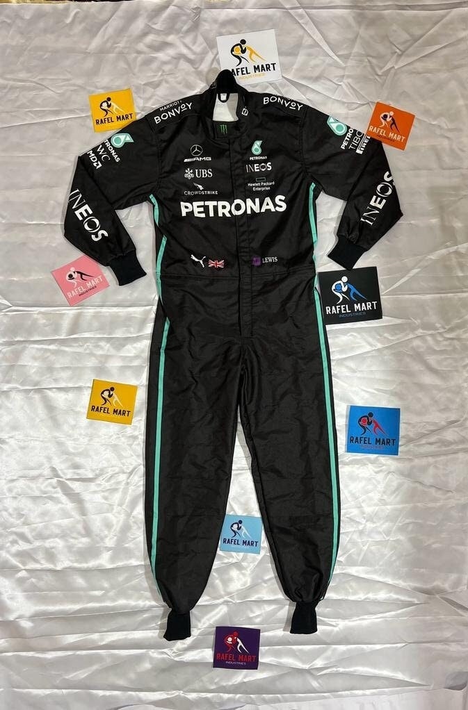 Lewis Hamilton Mercedes F1 2022 Printed go kart race/racing suit