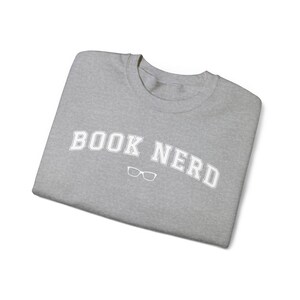 Book Nerd with glasses reading shirt bibliophile librarian author book club