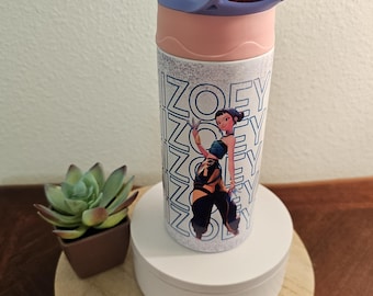 K-Pop Demon Hunters Kids 12oz Flip Top Tumbler Water Bottle