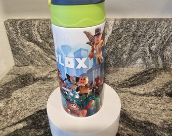 Roblox Kids Water Bottle: Stainless Steel Insulated Sippy Cup