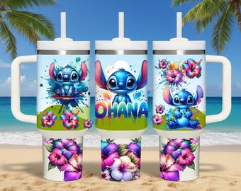OHANA Stitch 40oz Tumbler