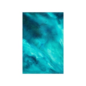 Ocean | Artist - Jooby | Original Painting | Acrylic on Hanji (Korean paper) | Various Sizes