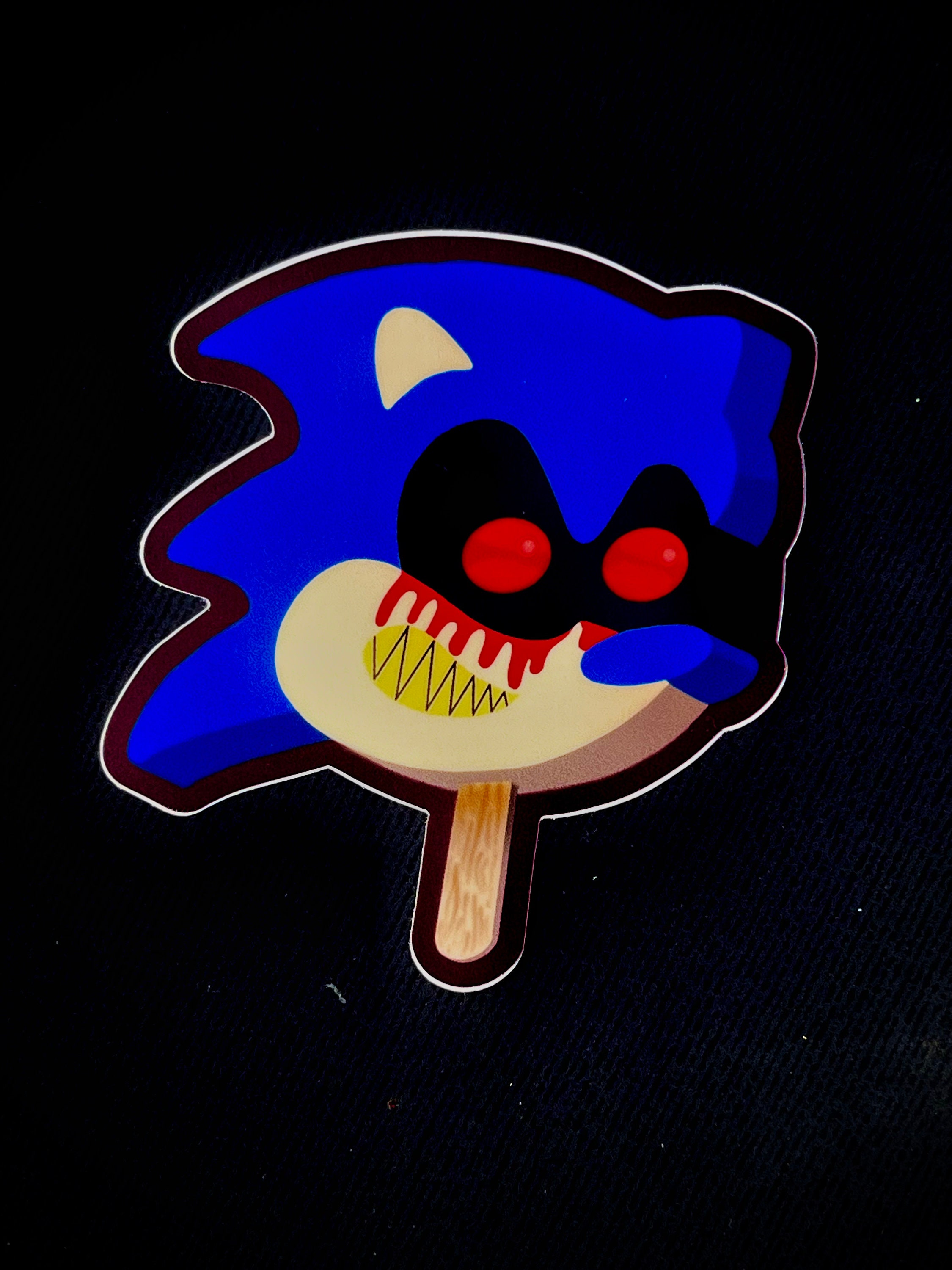 Majin Sonic Sonic Exe Sticker - Majin sonic Sonic exe Fnf