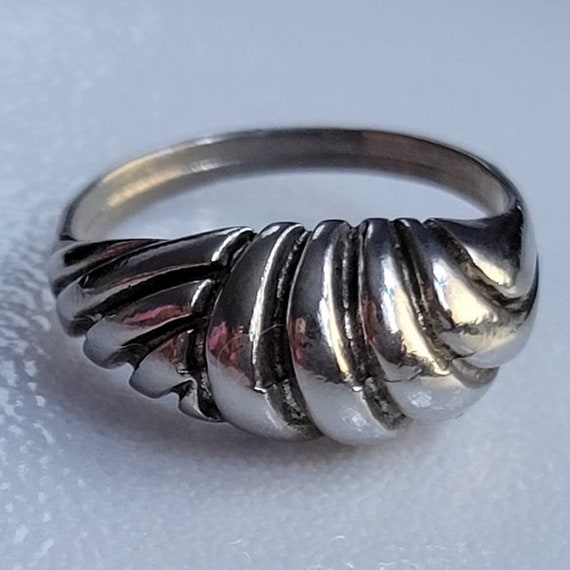 Sterling Silver Dome ring