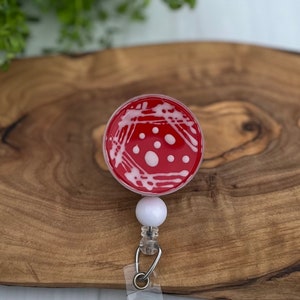 Badge Reel Microbiology Badge Reel Science ID Holder Scientist Badge Reel Petri Dish Bacteria Agar Streak Plate gift for scientist