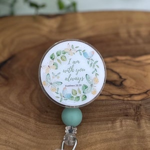 Christian Badge Reel, Uplifting Badge Reel, Positive Badge Reel, Nurse Badge Reel, Teacher Badge Reel, Gift for Christian, Gift for Coworker