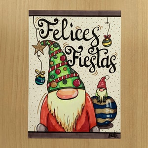 Postal navideña. Christmas