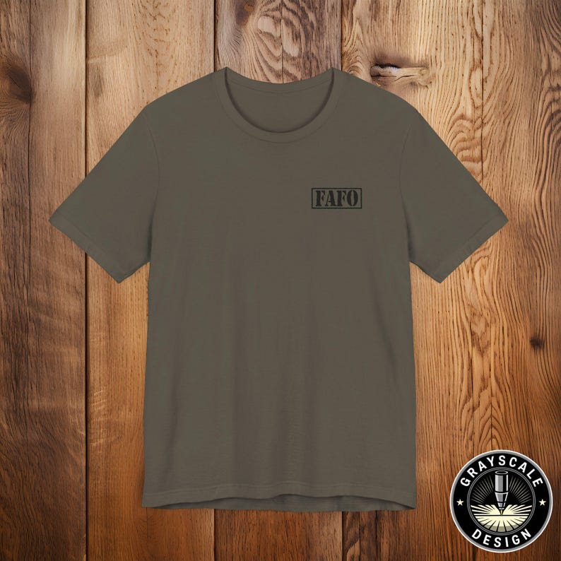 FAFO Shirt for Men | What Doesnt Kill Me Better Start Running Tee | Funny Tactical Meme T-Shirt | Veteran Dad Gift | Savage Apparel image 4
