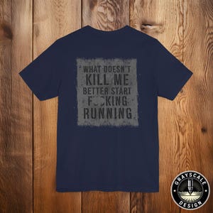 FAFO Shirt for Men | What Doesnt Kill Me Better Start Running Tee | Funny Tactical Meme T-Shirt | Veteran Dad Gift | Savage Apparel image 5