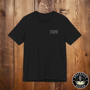 FAFO Shirt for Men | What Doesnt Kill Me Better Start Running Tee | Funny Tactical Meme T-Shirt | Veteran Dad Gift | Savage Apparel image 2