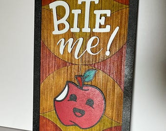 Funny Kitchen Pun Signs, Colorful Wooden Kitchen Wall Decor, Farmhouse Foodie Gift