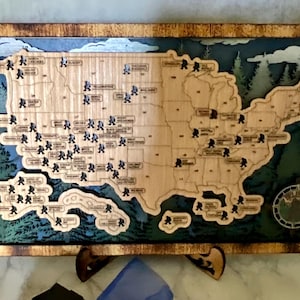 Bigfoot/Sasquatch National Parks Travel Map