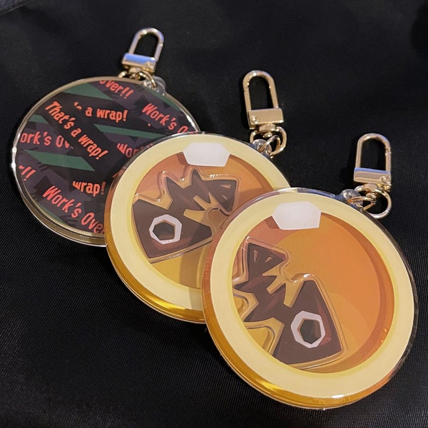 PREORDINE PRIMAVERA (MAGGIO): portachiavi/ciondoli Splatoon Salmon Run Golden Egg Shaker
